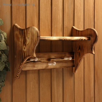 Полка вешалка обожжённая, 3 крючка, 43×27×17 см Полка вешалка обожжённая, 3 крючка, 43×27×17 см