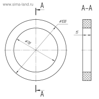 Прокладка под бачок унитаза "АНИ Пласт" М075, вспененная Прокладка под бачок унитаза "АНИ Пласт" М075, вспененная