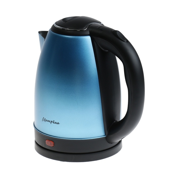 Чайник электрический Чайник электрический "Матрёна" MA-002, металл, 1.8 л, 1500 Вт, голубой