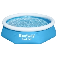 Бассейн надувной Fast Set, 244 х 61 см, 57448/57494 Бассейн надувной Fast Set, 244 х 61 см, 57448/57494