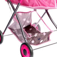 Коляска для кукол &laquo;Сладкий зайчик&raquo; универсальная, с корзиной и сумкой