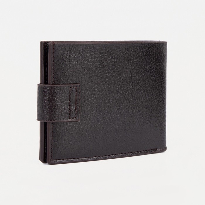 Портмоне мужское на магните, отдел для купюр, для карт, для монет, цвет коричневый Портмоне мужское на магните, отдел для купюр, для карт, для монет, цвет коричневый