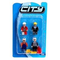 Фигурки для конструктора «Город», 4 шт. Фигурки для конструктора «Город», 4 шт.