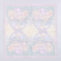 Салфетки бумажные &laquo;Пасхальная корзина&raquo; 33х33 см, набор 20 шт