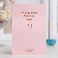 Брошь &laquo;Цветок&raquo; трилистник, цвет синий в золоте