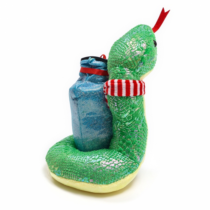 Мягкая новогодняя игрушка-копилка, змея &laquo;Все сбудется&raquo;
