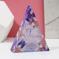 Соль для ванны &laquo;С 8 Марта!&raquo;, 150 г, аромат лаванды, ЧИСТОЕ СЧАСТЬЕ