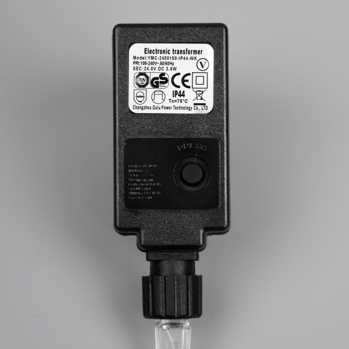 Светодиодная фигура &laquo;Волк&raquo; 50 &times; 47 &times; 21 см, акрил, 88 LED, 220 В, свечение белое