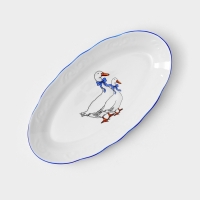 Сервиз фарфоровый столовый &laquo;Гуси&raquo;, 48 предметов