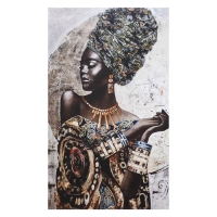 Картина- холст на подрамнике "Королева ночи" 60х100 см Картина- холст на подрамнике "Королева ночи" 60х100 см