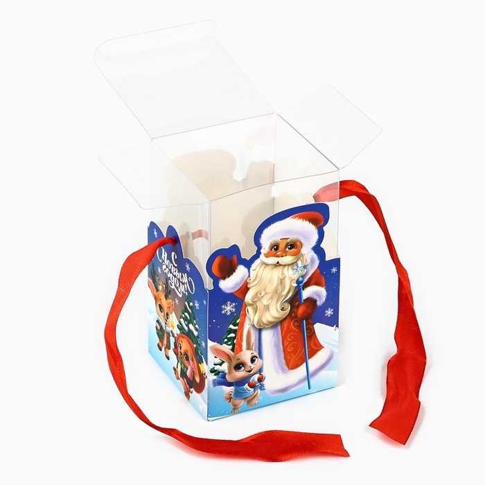 Коробка подарочная новогодняя складная «Детская», 7 х 12 х 7 см, Новый год Коробка подарочная новогодняя складная «Детская», 7 х 12 х 7 см, Новый год