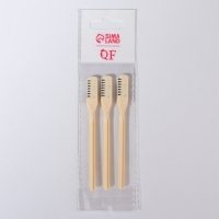 Бритва для коррекции бровей, 8,5 &times; 0,8 см, набор &ndash; 3 шт, цвет бежевый