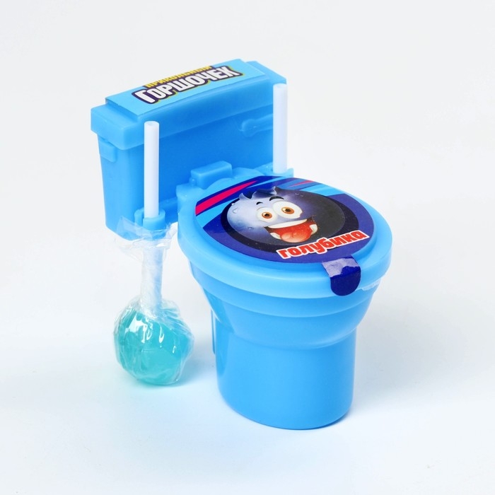 Леденцы с пудрой &laquo;Белый конь для моего рыцаря&raquo; унитаз, 15 г.