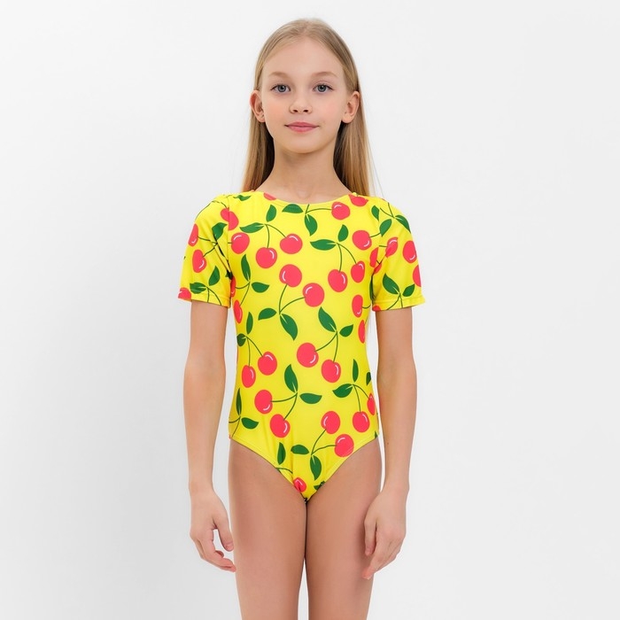 Купальник детский MINAKU &laquo;Вишенки&raquo;, рост 128-134