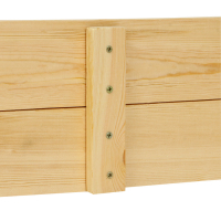 Песочница детская деревянная, без крышки, 150 × 140 × 20 см, с сиденьями, без покраски, сосна, Greengo Песочница детская деревянная, без крышки, 150 × 140 × 20 см, с сиденьями, без покраски, сосна, Greengo