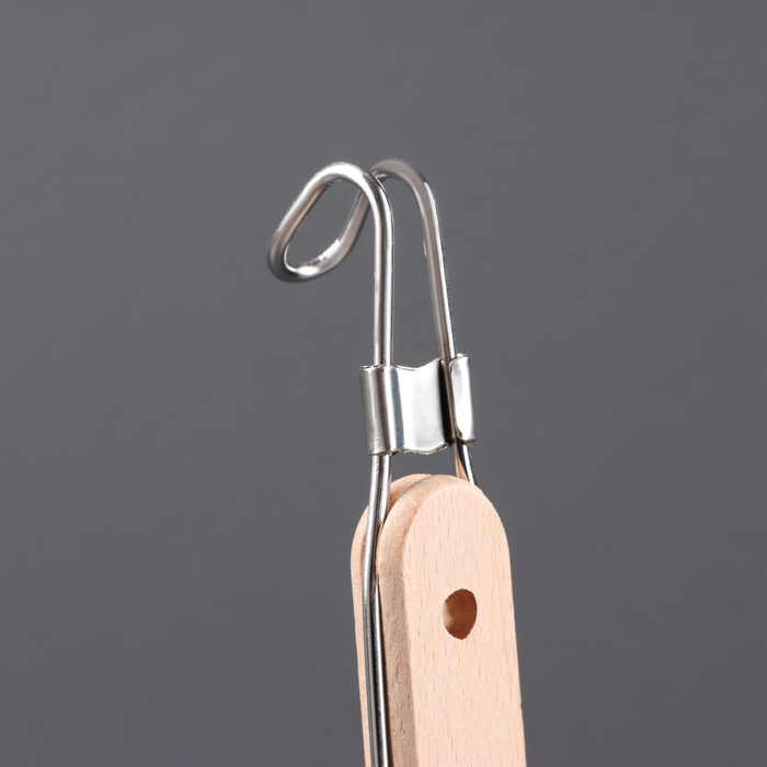 Корзинка для приготовления картошки фри, 35см, дерев ручка