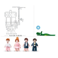 Конструктор &laquo;Розовая мечта. Свадебная фотосессия&raquo;, 417 деталей