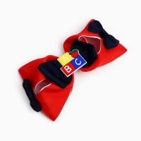 Выпускной. Бант для волос на заколке, 11.5 см, Кошечка Мари Выпускной. Бант для волос на заколке, 11.5 см, Кошечка Мари