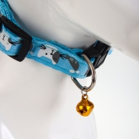 Ошейник "Котята", 40 х 1,5 см, голубой