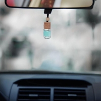 Ароматизатор в автомобиль на 23 Февраля &laquo;С днём мужества&raquo;, аромат: новая машина