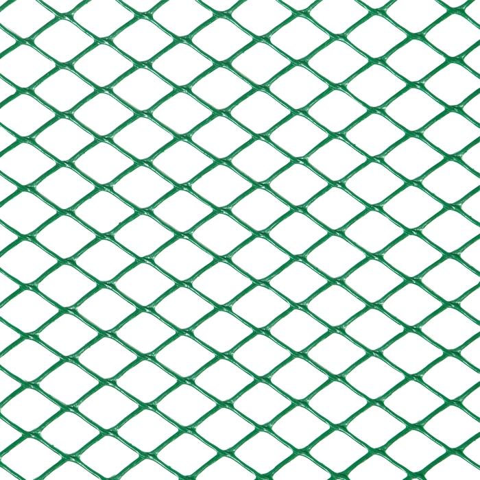 Сетка садовая, 0,5 &times; 20 м, ячейка ромб 15 &times; 15 мм, пластиковая, зелёная, Greengo
