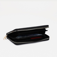 Кошелёк на молнии, цвет чёрный