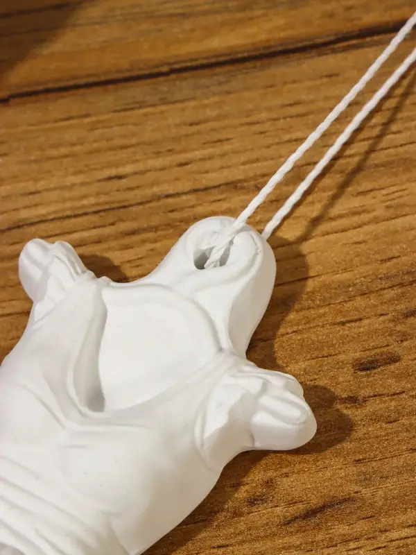 Аромакулон (аромакамень) "Платье"для локальной ароматизации воздуха арома маслами, 12х8 см, натураль