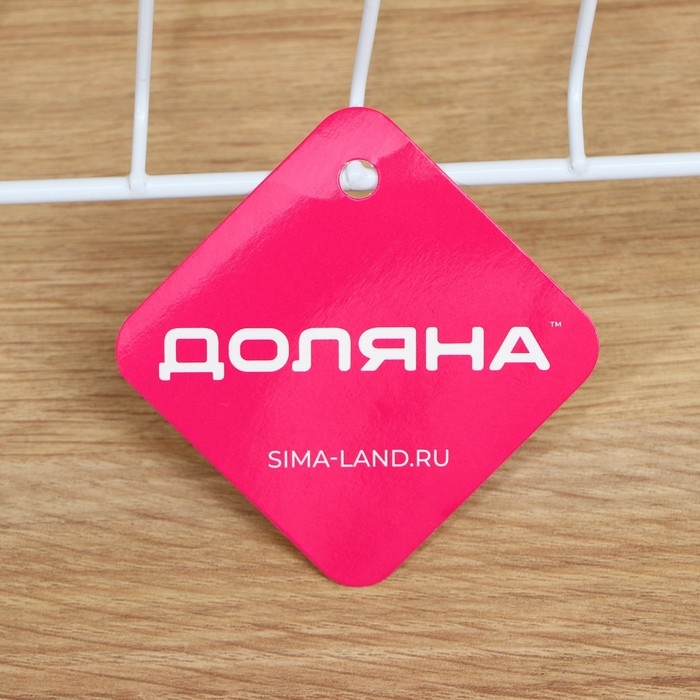 Подставка для крышек Доляна, 28,5&times;14&times;16,5 см, цвет белый