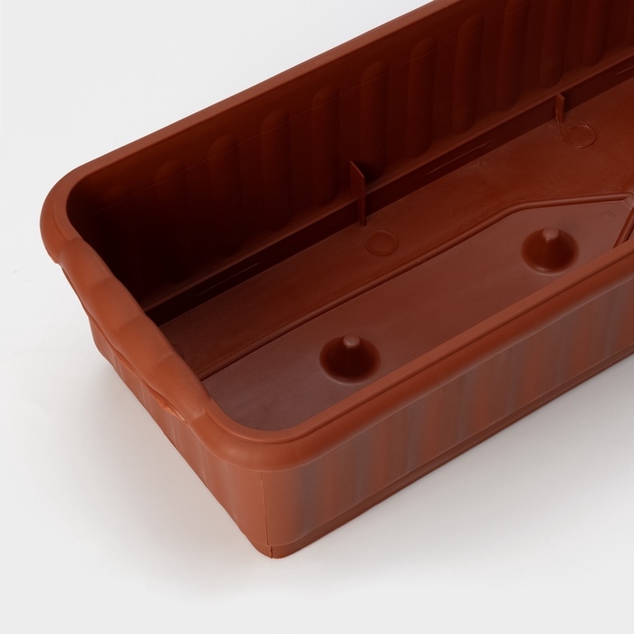 Ящик для цветов без дренажной решеткой, 12 л, МИКС