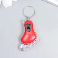 Фонарик брелок для ключей на кольце &laquo;Ножка&raquo;, МИКС