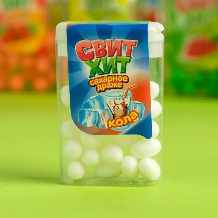 Драже сахарное "Свит хит" ассорти в стенде, 12 г