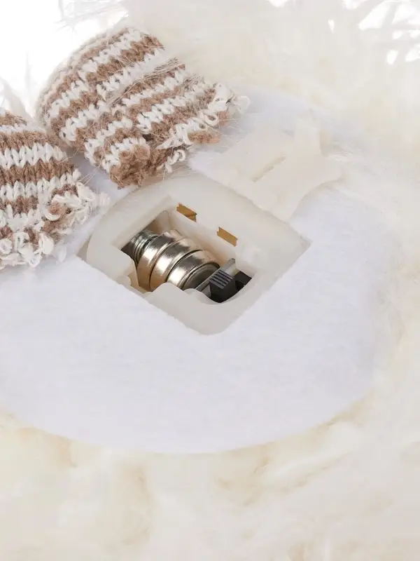 Фигура текстиль &laquo;Гном лосяш&raquo; 33 см, 1 LED, от батареек AG13&times;3, свечение тёплое белое