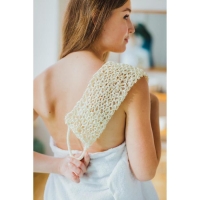 Мочалка-лента для тела натуральная Доляна, 58&times;11 см