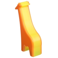 Погремушка &laquo;Жирафик&raquo;, перкуссионный, шейкер, цвет оранжевый, Крошка Я