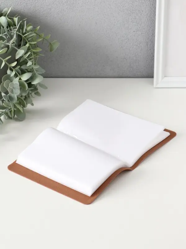 Фотоальбом из кожзама &ldquo; Счастливые моменты&rdquo; коричневый, 12,5 х 17 см