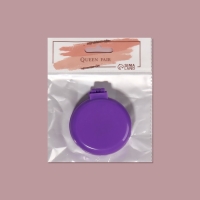 Расчёска массажная, складная, с зеркалом, d = 6 см, цвет МИКС