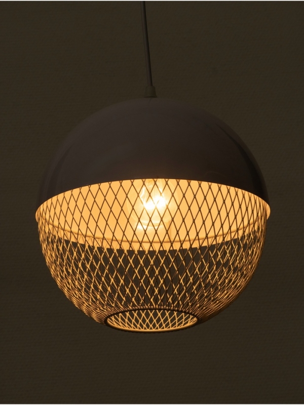 Светильник Lina 1х40Вт Е27 кремовый  26х26х32см