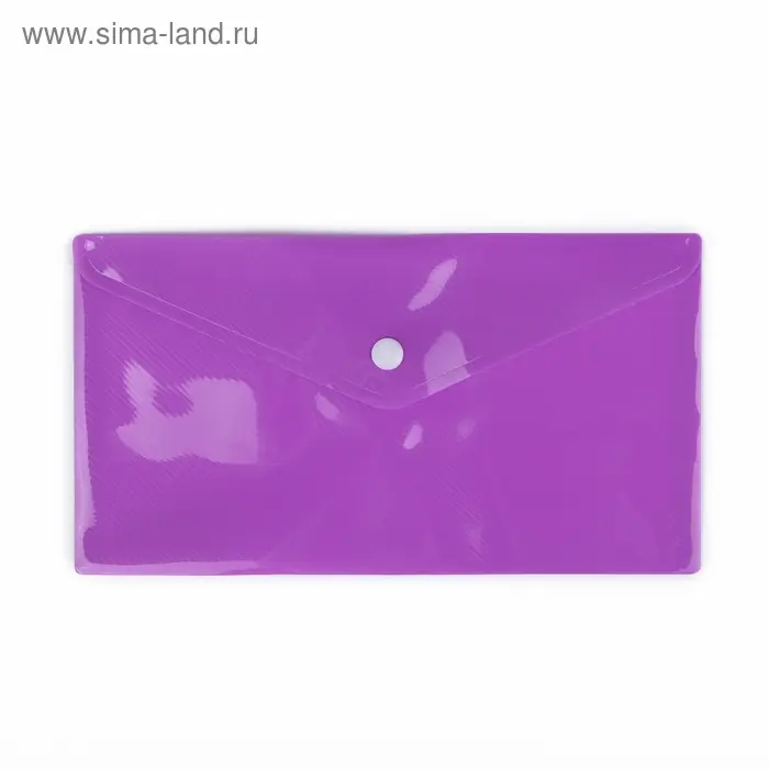 Папка-конверт на кнопке, travel, 180 мкм, рифлёная, МИКС