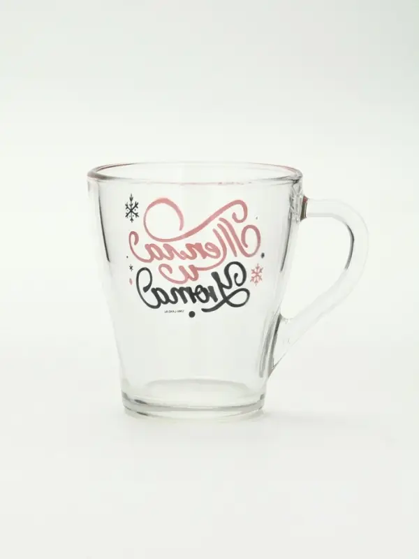 Кружки стеклянные новогодние &laquo;Персонажи&raquo;, набор 2 шт.