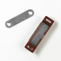Магнит мебельный M002BR, 60&times;13, средний, коричневый