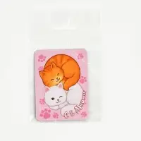 Магнит на холодильник, полимерный &laquo;Коты. 8 марта&raquo;, 6&times;8 см