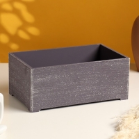 Набор ящиков деревянных "Прованс" 3 в 1 (25х14,5х10; 23х12,5х9; 21х10х8)см графит Набор ящиков деревянных "Прованс" 3 в 1 (25х14,5х10; 23х12,5х9; 21х10х8)см графит