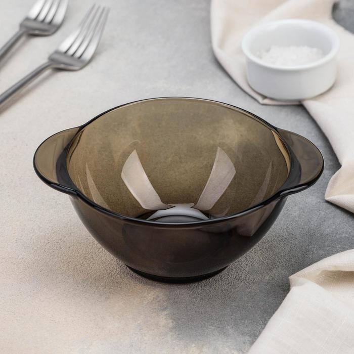 Бульонница Luminarc &laquo;Дымчатая&raquo;, 560 мл, стекло, коричневая