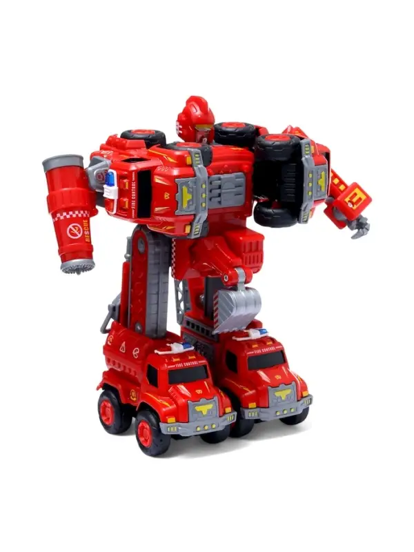 Робот-трансформер &laquo;Огнеборец&raquo; 5в1, собирается из 5 машинок, подвижные детали