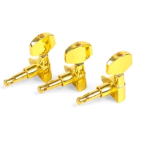 Комплект одиночной колковой механики Music Life, золотистые, 3+3