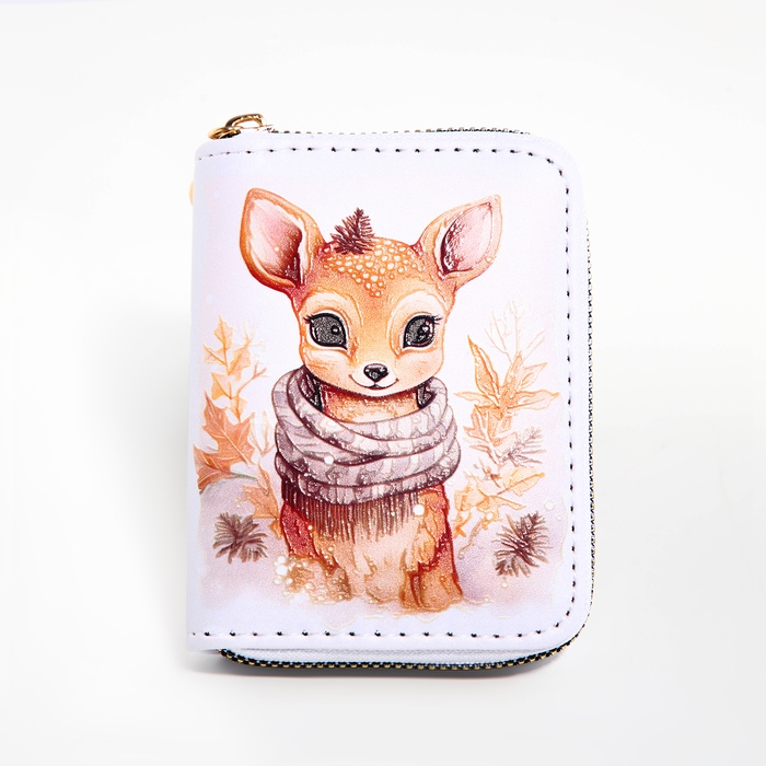 Кошелёк на молнии Кошелёк на молнии "Выбражулька", цвет белый