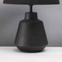 Лампа настольная "Лили" 1х40Вт Е27 черный 25х25х38,,5см