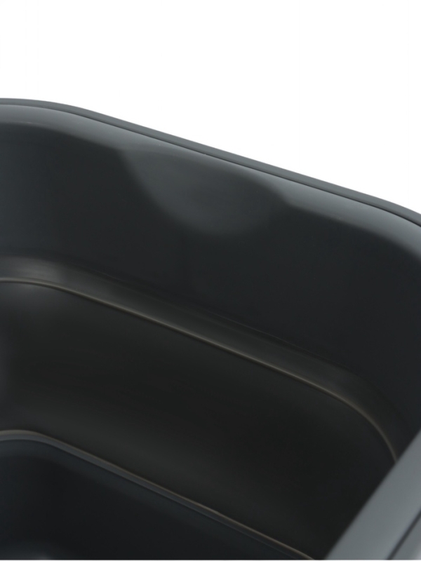 Корзина - столик Maclay 2 в 1, складная, 47 х 28,5 х 23,5 см, стол 45 х 28 х 16 см, серая