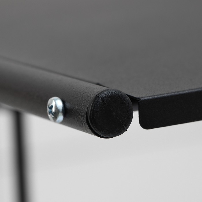 Полка для микроволновой печи, 56&times;38&times;35,5 см, цвет чёрный