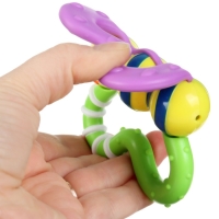 Погремушка «Бабочка» с эластичными элементами, в пакете, Крошка Я Погремушка «Бабочка» с эластичными элементами, в пакете, Крошка Я